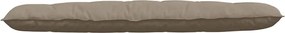 vidaXL Μαξιλάρι Πλάτης Taupe 180 x 50 εκ. Ύφασμα Μικροΐνας