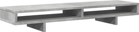 vidaXL Βάση Οθόνης Γκρι Σκυρ. 100x27x15 εκ. Επεξεργ. Ξύλο