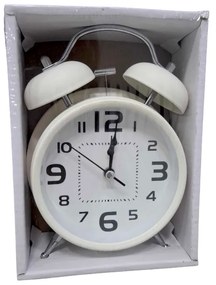 Επιτραπέζιο ρολόι - Ξυπνητήρι - 8806-11 - 806115 - White-806115_w