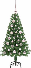 vidaXL Τεχνητό Χριστουγεννιάτικο Δέντρο με 150 LED Πράσινο 120 cm