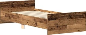 vidaXL Πλαίσιο κρεβατιού χωρίς στρώμα 90x200 εκ. Επεξεργασμένο Ξύλο