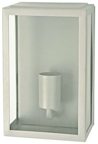 Φωτιστικό Τοίχου - Απλίκα Εξωτερικού Χώρου Mini CELIAM1WG 16x10x25,5cm 1xE27 IP44 Grey Aca Ατσάλι,Γυαλί