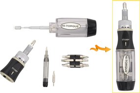 SPROTEK 4 σε 1 set εργαλείων STD-656, 19 τμχ