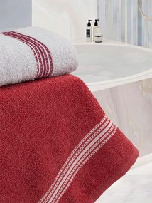 Stewehome Σετ 4 τεμαχίων πετσέτες μπάνιου από βαμβάκι 70x140 cm