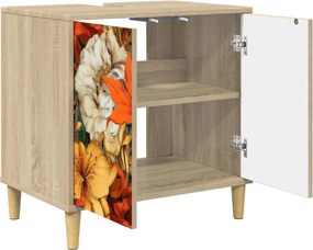 vidaXL Ντουλάπι Μπάνιου GENNEP Sonoma 60 x 40 x 60 εκ