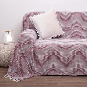 Ριχτάρι 3045 Bordo Viopros Διθέσιο 175x255cm 100% Βαμβάκι