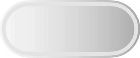 vidaXL Καθρέφτης Μπάνιου με LED Οβάλ 90x40 εκ.