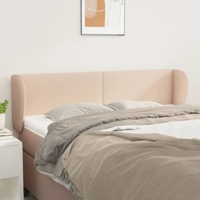vidaXL Κεφαλάρι με Πτερύγια Καπουτσίνο 147x23x78/88εκ. Συνθετικό Δέρμα