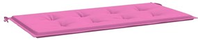 vidaXL Μαξιλάρι Παγκάκι Κήπου Ροζ 120 x 50 x 4 cm Ύφασμα Oxford