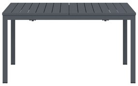 vidaXL Τραπέζια Επέκτασης 2 τμχ Ανθρακί 210x90x73 εκ. Χάλυβας