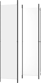 vidaXL Διαχωριστικό Δωματίου με 4 Πάνελ Λευκό 200 x 220 εκ. Υφασμάτινο