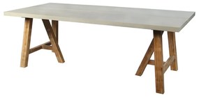 Liberta ERESOS ΤΡΑΠΕΖΙ CEMENT ΑΝΟΙΧΤΟ 200x100xH76cm 200x100xH76cm 22-0237