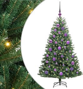 vidaXL Τεχνητό Χριστουγεννιάτικο Δέντρο με Άξονα Πράσινο 120 cm