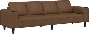 vidaXL Καναπές σαλονιού Καφέ 250 x 77 x 76 εκ.