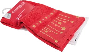 Χριστουγεννιάτικες Πετσέτες (Σετ 2τμχ) Das Home Christmas 0907 Red