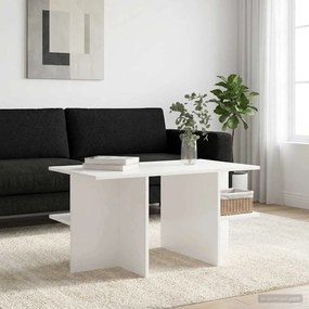 vidaXL Τραπεζάκι σαλονιού Λευκό 87 x 50 x 45 εκ