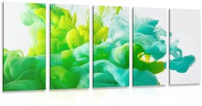 Εικόνα 5 μερών σε πράσινη απόχρωση - 200x100