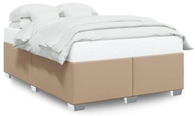 vidaXL Πλαίσιο Κρεβατιού Καπουτσίνο 140x200 εκ. από Συνθετικό Δέρμα