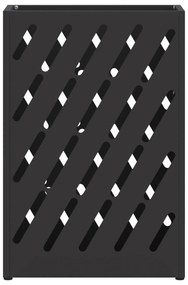 vidaXL Μαύρος Σταντ Ομπρελών - 28x12x41 εκ Χάλυβας
