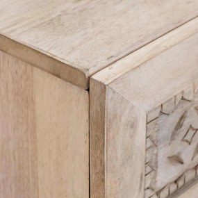 vidaXL Κομοδίνο Λευκό 50 x 33 x 62 εκ. Επεξεργασμένο Ξύλο