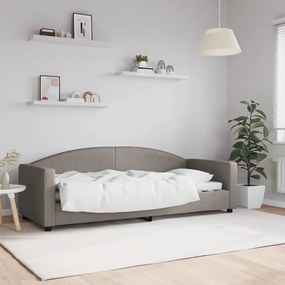 vidaXL Καναπές Κρεβάτι Taupe 80 x 200 εκ. Υφασμάτινος