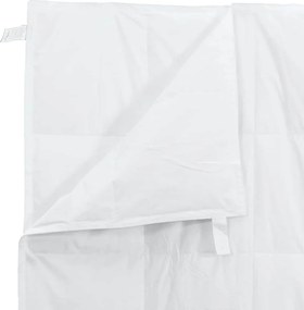vidaXL Κουβέρτα 2 σε 1 Λευκό 240 x 220 cm Φτερό