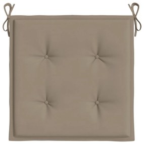 ΜΑΞΙΛΑΡΙΑ ΚΑΡΕΚΛΑΣ ΚΗΠΟΥ 6 ΤΕΜ. TAUPE 40X40X4 ΕΚ. ΥΦΑΣΜΑΤΙΝΑ 314019