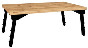Τραπεζάκι laptop Sidon Megapap χρώμα pine oak 60x35,5x23,5εκ.