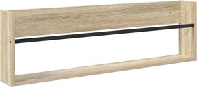 vidaXL Ράφι Περιοδικών με ράφι 2 pcs Δρύς Sonoma 100 x 12 x 30 εκ