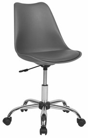 Καρέκλα γραφείου Berwyn 962, Γκρι, 79x60x60cm, 5 kg, Χωρίς μπράτσα, Με ρόδες, Μηχανισμός καρέκλας: Economic | Epipla1.gr