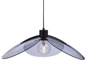 Φωτιστικό Οροφής EF21P158BS 1ΧΕ27 D58XH120 Fume-Black Aca Decor Metal, Glass