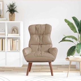 vidaXL Χαλαρωτική Πολυθρόνα Καπουτσίνο 69 x 74 x 93 εκ. Τεχνητό δέρμα