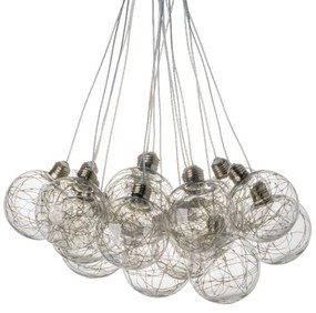 Artekko Globes Φωτιστικό Οροφής με Led Γυαλί Διάφανο (46x54x104)cm Artekko 77092