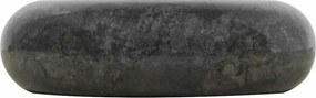 vidaXL Νιπτήρας Μαύρος 45 x 12 εκ. Μαρμάρινος