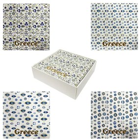 Σετ σουβέρ Greece 4τμχ - Coaster set 4pcs