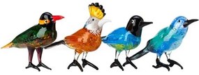 Διακοσμητικά Paradise Birds Σετ 4τμχ 110-400-024 Multi Pols Potten Γυαλί