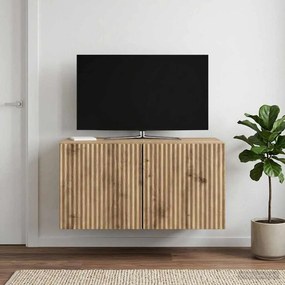 vidaXL Τοποθετούμενος στον τοίχο τηλεοπτικός ερμάριος Artisan Δρυς