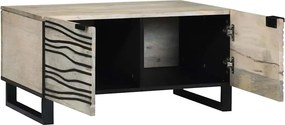 vidaXL Τραπεζάκι σαλονιού Λευκό 80 x 50 x 40 cm Επεξεργασμένο Ξύλο