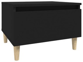 vidaXL Βοηθητικό Τραπέζι Μαύρο 50x46x35 εκ. από Επεξεργασμένο Ξύλο