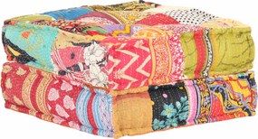 vidaXL Πουφ Patchwork 60 x 70 x 36 εκ. Υφασμάτινο