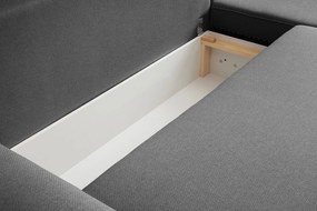 Γωνιακός Καναπές Morka-Ανθρακί