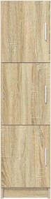 vidaXL Highboard Δρύς Sonoma 31.5 x 32 x 122.5 εκ