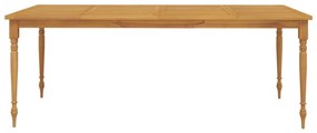 vidaXL Τραπέζι Batavia 200 x 100 x 75 εκ. από Μασίφ Ξύλο Teak