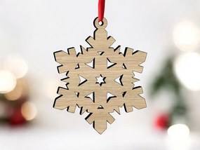 Intra απο ξύλο plywood 3mm-4mm πάχος – Ξύλινο Star Snowflake 25x25 cm INTRAVECTRY-MY543470