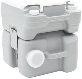 vidaXL Τουαλέτα Κάμπινγκ Γκρι 41.5 x 36.5 x 42 εκ.