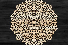 Intra απο ξύλο plywood 3mm-4mm πάχος 3D Mandala για Cricut Δίασταση 30x30 cm INTRAFABR-74279074