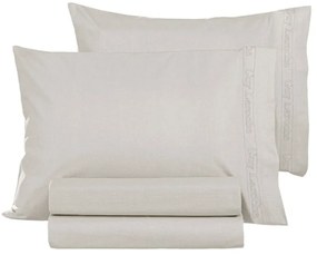 Σεντόνι Μονό Με Λάστιχο (100x200+32) Guy Laroche Color Plus Εκρού