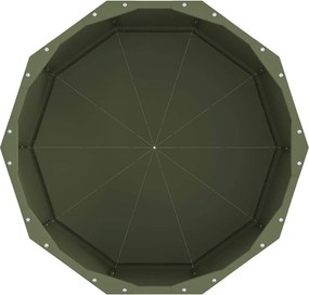 vidaXL Γλάστρα Ελιά Πράσινη 60 x 60 x 35 cm Ατσάλι