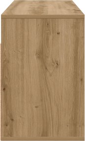 vidaXL Χαμηλό γραφείο 102 x 32 x 48,5 εκ. Artisan Oak