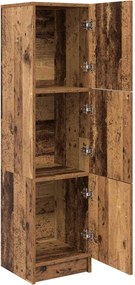 vidaXL Highboard Παλιό ξύλο 31.5 x 32 x 122.5 εκ